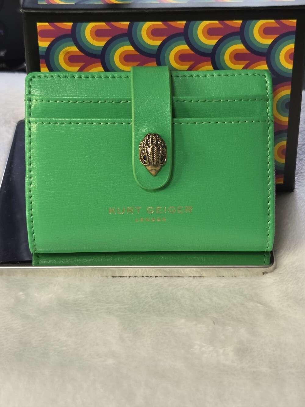 Kurt Geiger/ Slim Leather Card Wallet- NWT